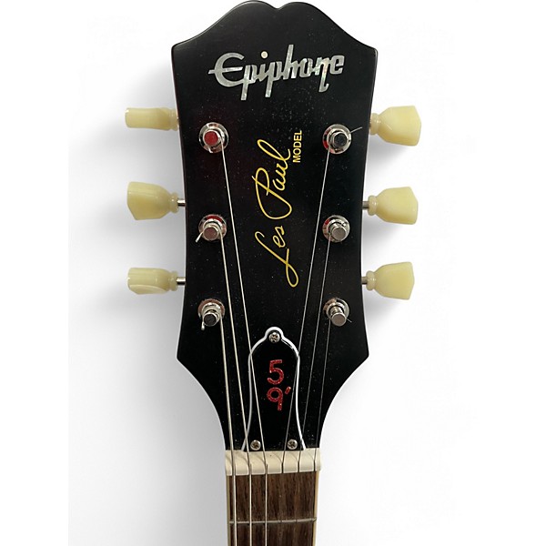Used Epiphone 1959 Reissue Les Paul Standard Tobacco Burst Solid Body Electric Guitar