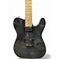 Used Dean NV FM TBK NashVegas Flame Hum-Hum Trans Charcoal Solid Body Electric Guitar