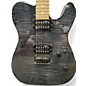 Used Dean NV FM TBK NashVegas Flame Hum-Hum Trans Charcoal Solid Body Electric Guitar