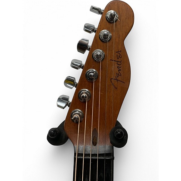 Used Fender American Acoustasonic Telecaster Natural Acoustic Electric Guitar