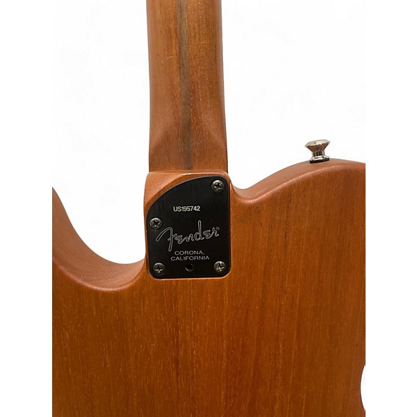 Used Fender American Acoustasonic Telecaster Natural Acoustic Electric Guitar