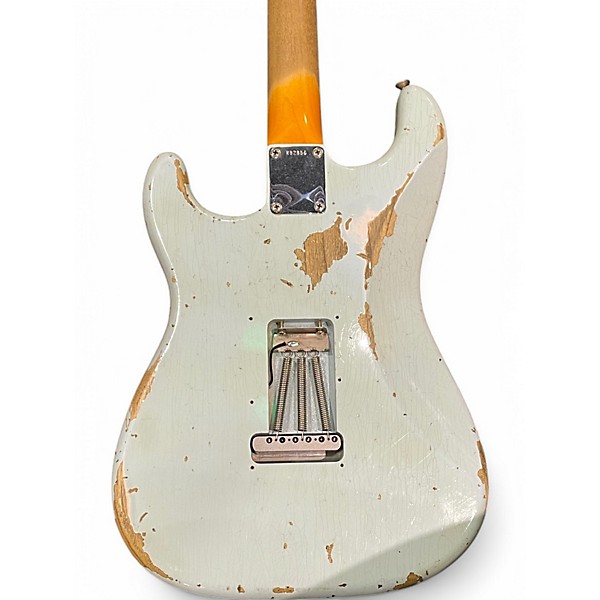 Used 2015 Fender Custom Shop 63 Stratocaster Relic Relic Sonic Blue Solid Body Electric Guitar