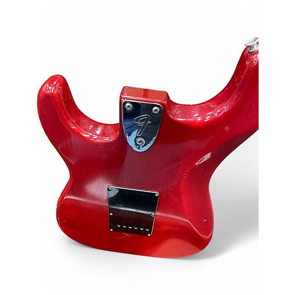 Vintage 1979 Fender Stratocaster Transparent Red Solid Body Electric Guitar