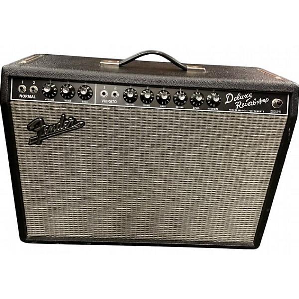 Used Fender 1965 Deluxe Reverb 22W Tube Guitar Amp Head