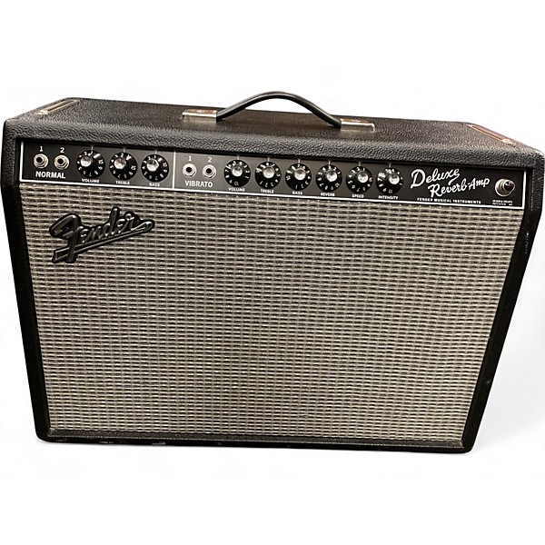 Used Fender 1965 Deluxe Reverb 22W Tube Guitar Amp Head