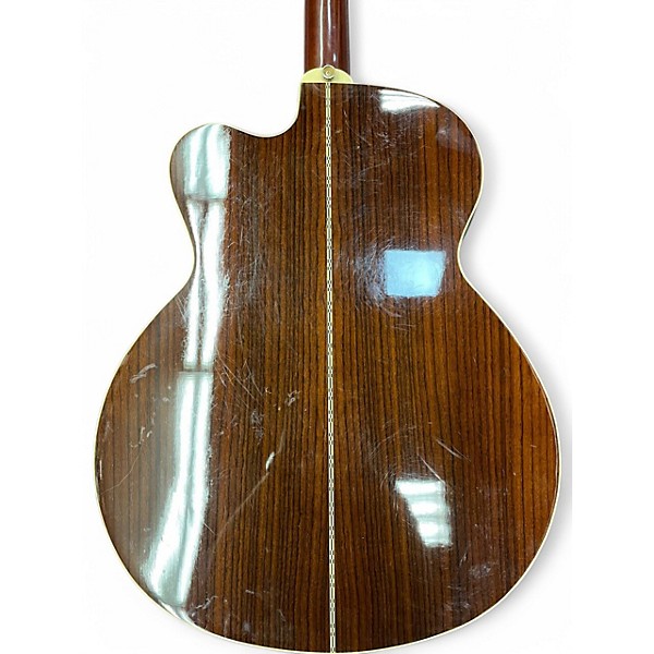 Used Epiphone EJ-300SCE Natural Acoustic Electric Guitar