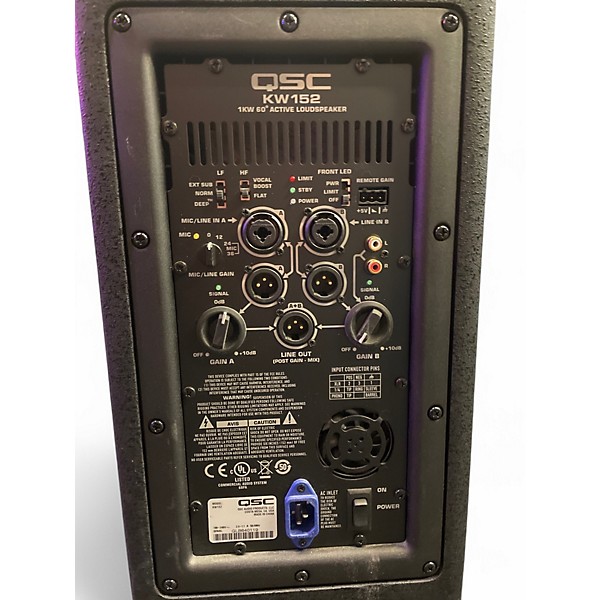 Used QSC KW152 15In 2-Way Powered Speaker