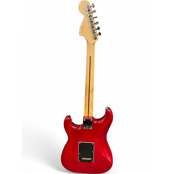 Used 2019 Fender LIMITED EDITION BLACKTOP STRATOCASTER Crimson Red Trans Solid Body Electric Guitar