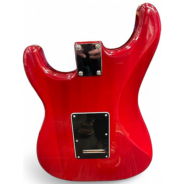 Used 2019 Fender LIMITED EDITION BLACKTOP STRATOCASTER Crimson Red Trans Solid Body Electric Guitar