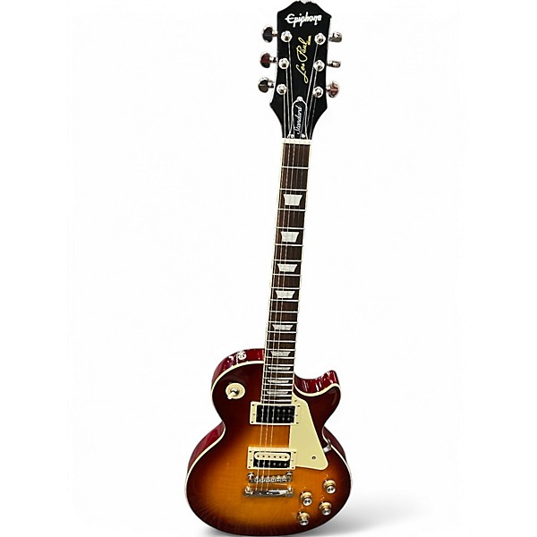 Used Epiphone Les Paul Standard 1960s sunburst Solid Body Electric Guitar