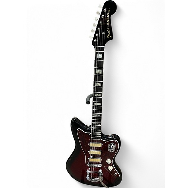 Used Fender Jazzmaster Gold Foil Candy Apple Red Solid Body Electric Guitar