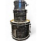 Used Spaun 3 Piece Custom Series BLACK OYSTER PEARL Drum Kit thumbnail