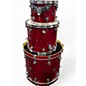Used DW 3 Piece Performance Series Candy Apple Red Drum Kit thumbnail