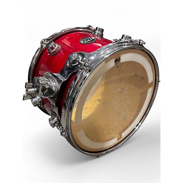 Used DW 3 Piece Performance Series Candy Apple Red Drum Kit
