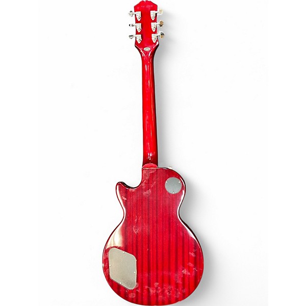 Used 2022 Epiphone Les Paul Standard Cherry Sunburst Solid Body Electric Guitar