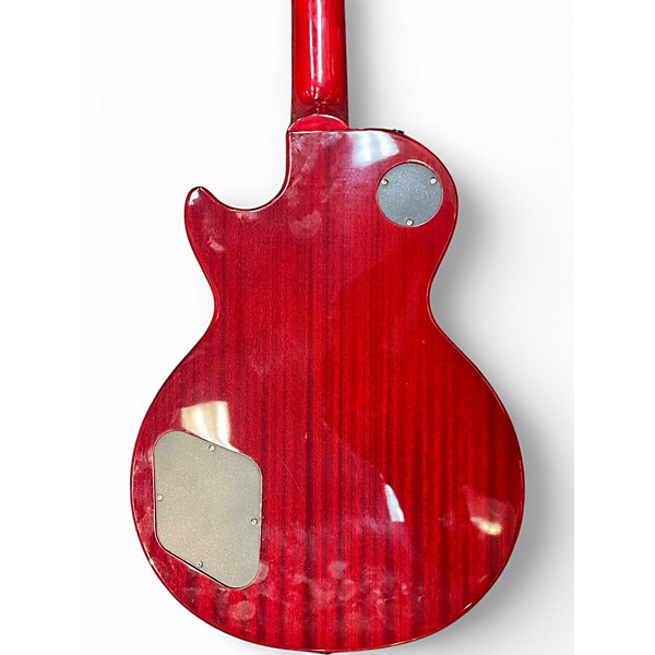 Used 2022 Epiphone Les Paul Standard Cherry Sunburst Solid Body Electric Guitar