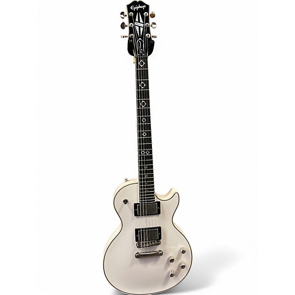 Used Epiphone JERRY CANTRELL PROPHECY LES PAUL BONE WHITE Solid Body Electric Guitar,New Products : American Fashion Style Bags On Sale