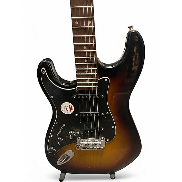 Used G&L Tribute Legacy Left Handed 3 Tone Sunburst Electric Guitar