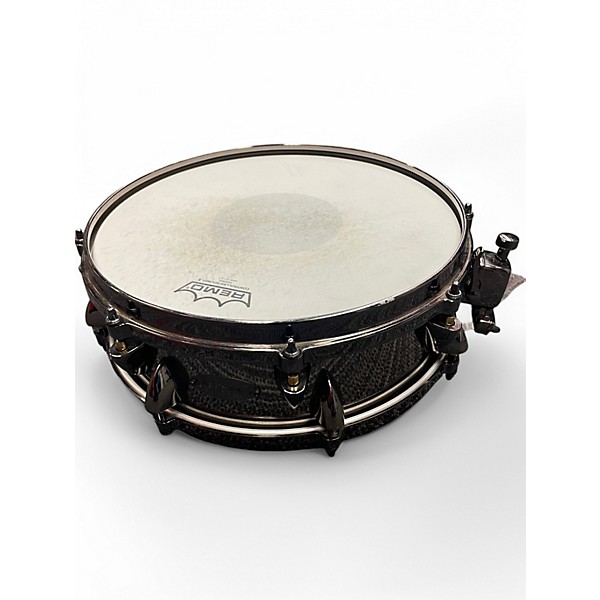 Used Orange County Drum & Percussion 13in steel snare Black Chrome Drum