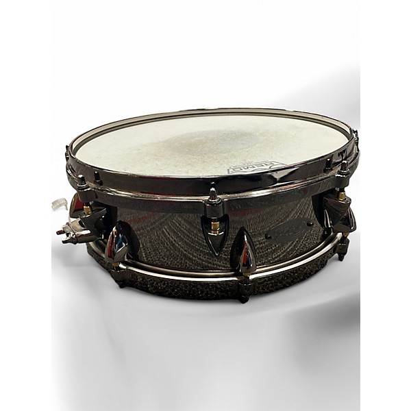 Used Orange County Drum & Percussion 13in steel snare Black Chrome Drum