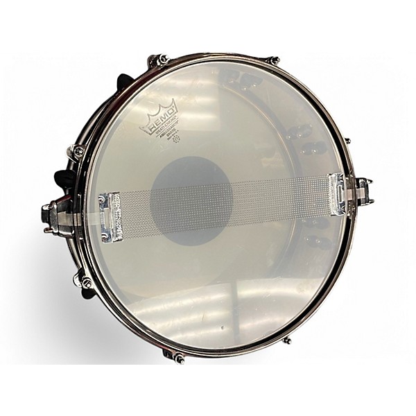 Used Orange County Drum & Percussion 13in steel snare Black Chrome Drum