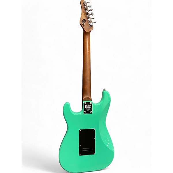 Used Schecter Guitar Research Diamond series Nick Johnston Trad Seafoam Green Solid Body Electric Guitar