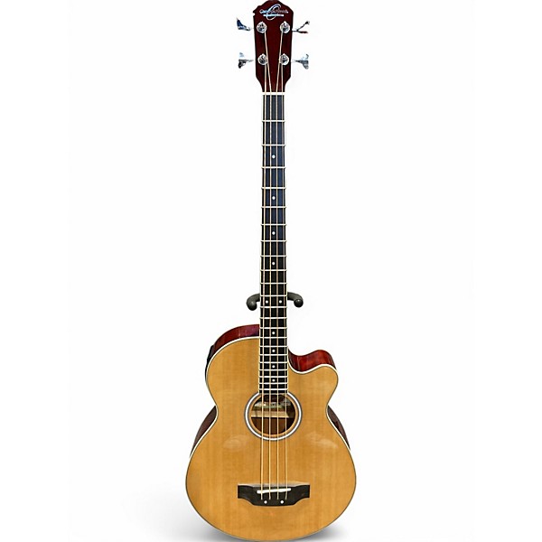 Used Oscar Schmidt OB100N-A Natural Acoustic Bass Guitar