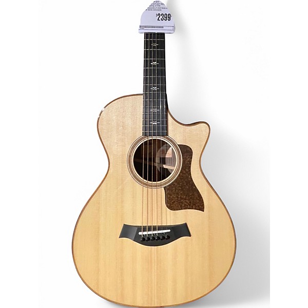 Used Taylor 712ce 12-Fret Natural Acoustic Electric Guitar