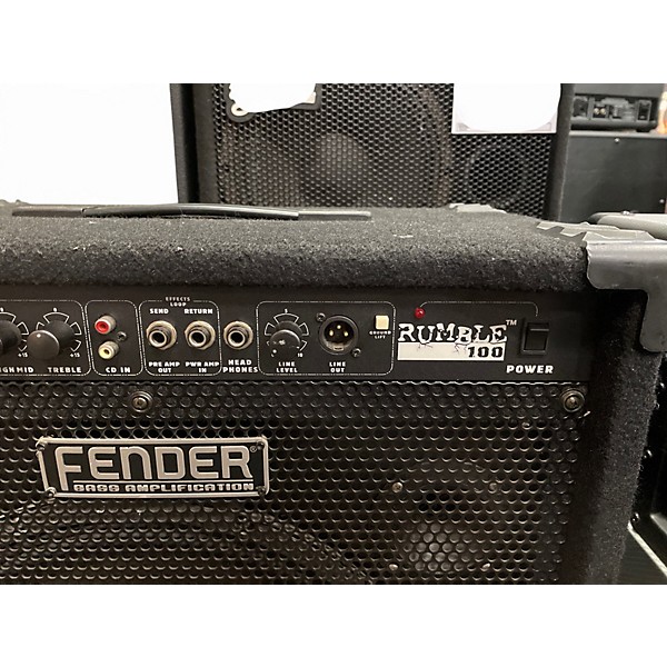 Used Fender Rumble 100 1x15 100W Bass Combo Amp