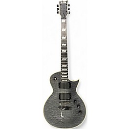 Used ESP EC401 Satin See Tru Black Solid Body Electric Guitar