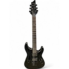 Used Schecter Guitar Research C1 Hellraiser Black Solid Body Electric Guitar