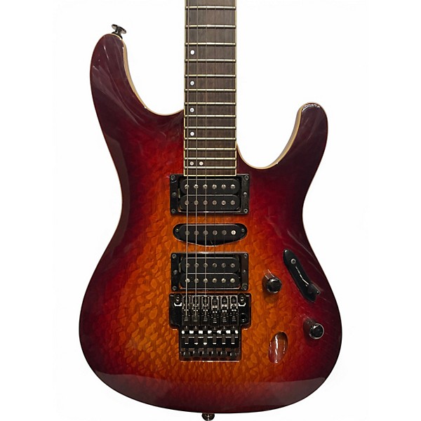 Used Ibanez S6570SK Desert Burst Solid Body Electric Guitar