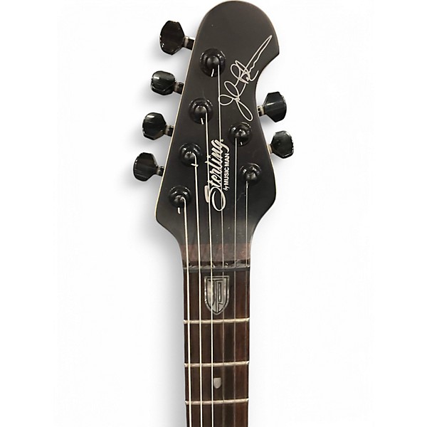 Used Sterling by Music Man JP60 Satin Black Solid Body Electric Guitar