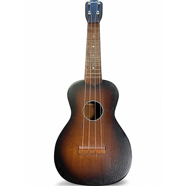 Used 1960s Silvertone Ukulele 2 Tone Sunburst Ukulele