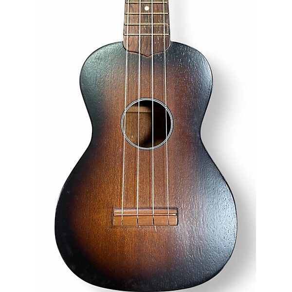 Used 1960s Silvertone Ukulele 2 Tone Sunburst Ukulele