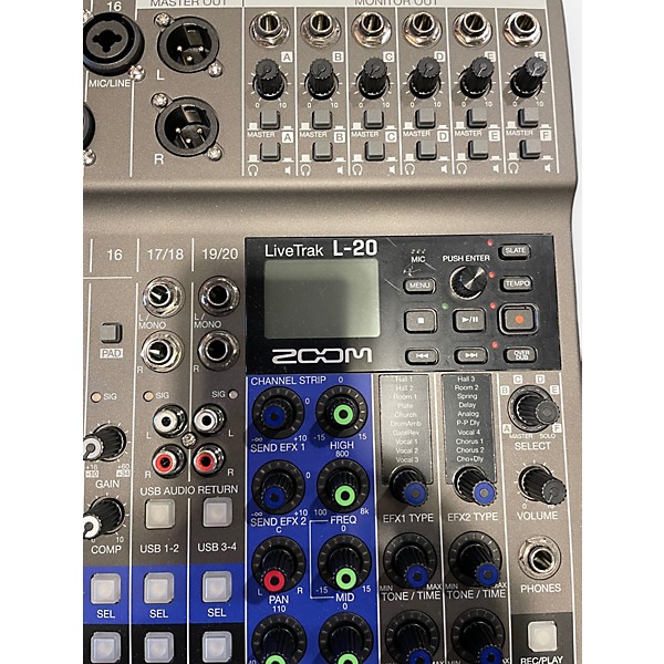 Used Zoom Livetrak L-20 Digital Mixer
