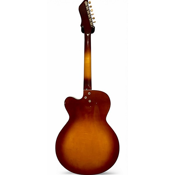 Vintage 1966 Kay K682 Galaxie 2 Color Sunburst Hollow Body Electric Guitar