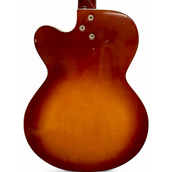Vintage 1966 Kay K682 Galaxie 2 Color Sunburst Hollow Body Electric Guitar