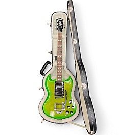 Used Gibson SG Deluxe LIME BURST Solid Body Electric Guitar