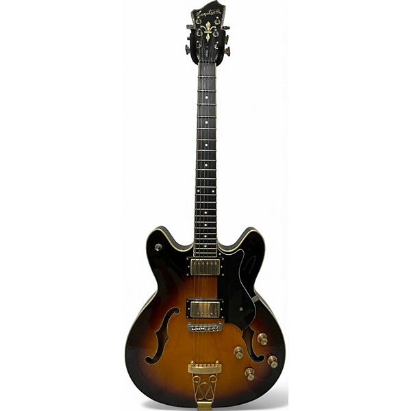 Used Hagstrom VIKING Tobacco Sunburst Hollow Body Electric Guitar