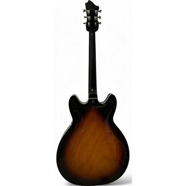 Used Hagstrom VIKING Tobacco Sunburst Hollow Body Electric Guitar