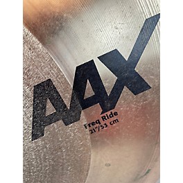 Used SABIAN 21in AAX FREQ RIDE Cymbal