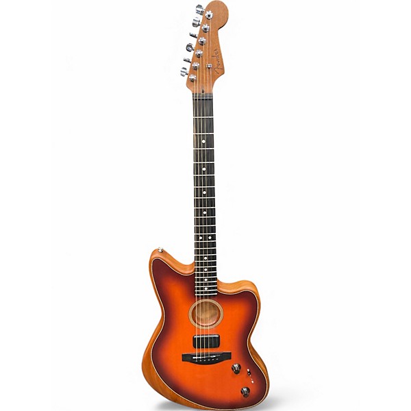 Used Fender Acoustasonic Player Telecaster 2 Color Sunburst Acoustic Electric Guitar