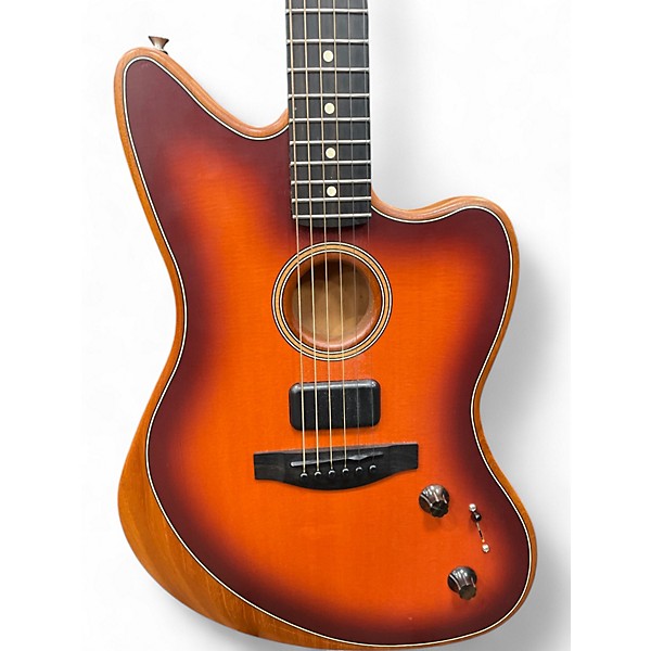 Used Fender Acoustasonic Player Telecaster 2 Color Sunburst Acoustic Electric Guitar