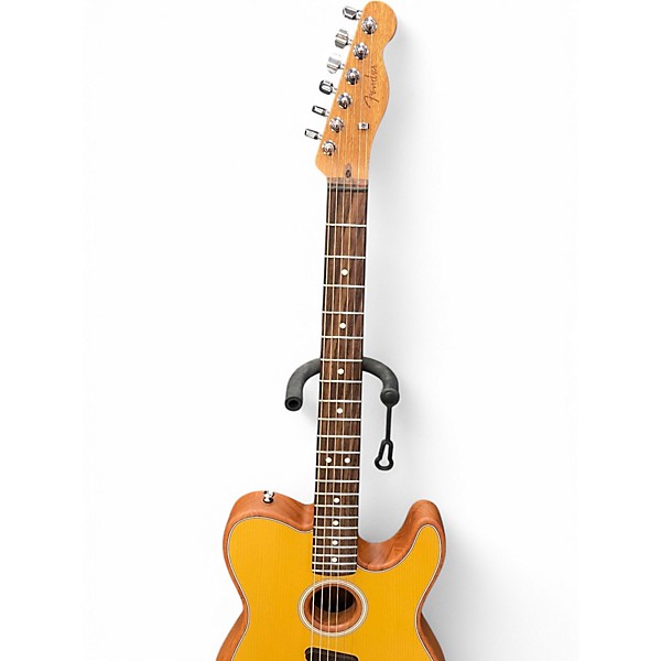 Used Fender Acoustasonic Player Telecaster Aged Natural Acoustic Electric Guitar