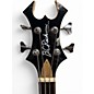 Used 2000s B.C. Rich PLATINUM WARLOCK BLACK Electric Bass Guitar