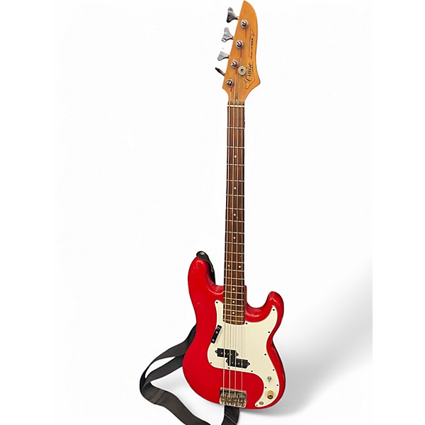 Used Cruise PI-26 RED Electric Bass Guitar