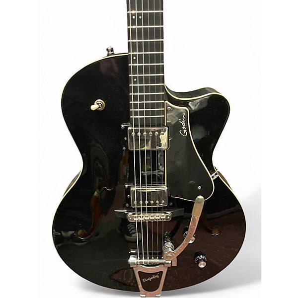 Used Godin 5TH AVENUE UPTOWN Black Hollow Body Electric Guitar,Specials : American Fashion Style Bags On Sale