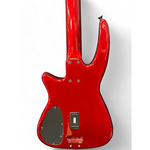 Used NS Design wav4 radius Red Electric Bass Guitar