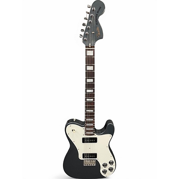 Used Fender Chris Shiflett Telecaster Deluxe Grey Solid Body Electric Guitar